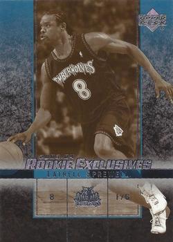 2003-04 Upper Deck Rookie Exclusives - Variation #47 Latrell Sprewell Front