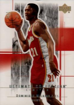 2003-04 Upper Deck Ultimate Collection - Limited Black #1 Dominique Wilkins Front