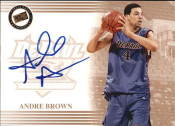 2004 Press Pass - Autographs #NNO Andre Brown Front