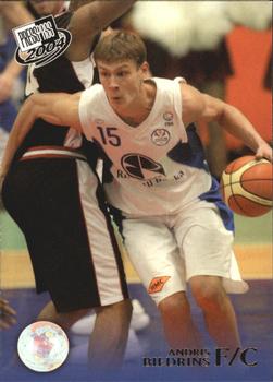 2004 Press Pass - Gold #G3 Andris Biedrins Front