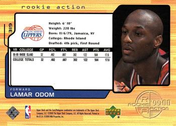 1999-00 Upper Deck #319 Lamar Odom Back