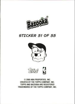 2004-05 Bazooka - 4-on-1 Stickers #51 Jared Reiner / Luis Flores / Antonio Burks / Matt Freije Back