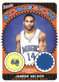 2004-05 Bazooka - Admissions #ADM JN Jameer Nelson Front