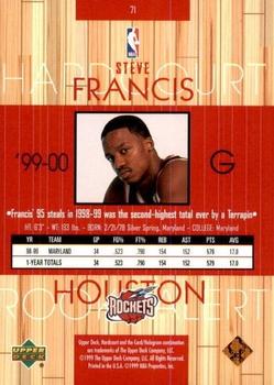 1999-00 Upper Deck Hardcourt #71 Steve Francis Back