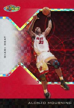 2004-05 Finest - X-Fractors Red #85 Alonzo Mourning Front