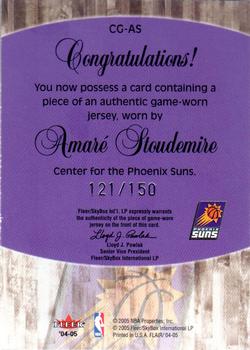 2004-05 Flair - Courting Greatness Jerseys #CG-AS Amare Stoudemire / Steve Nash Back