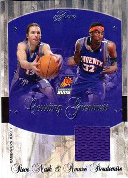 2004-05 Flair - Courting Greatness Jerseys #CG-AS Amare Stoudemire / Steve Nash Front