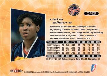 2000 Ultra WNBA #146 Usha Gilmore Back