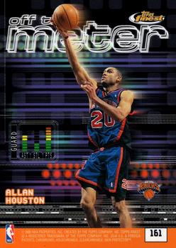 2000-01 Finest #161 Reggie Miller / Allan Houston Back