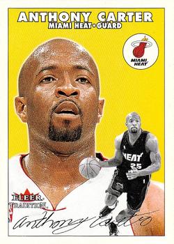 2000-01 Fleer Tradition #4 Anthony Carter Front