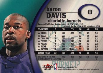 2000-01 E-X #8 Baron Davis Back