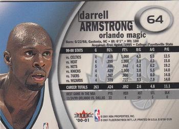 2000-01 E-X #64 Darrell Armstrong Back