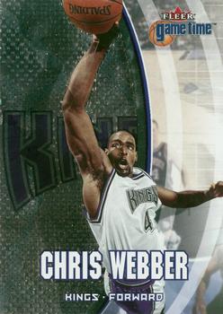 2000-01 Fleer Game Time #24 Chris Webber Front