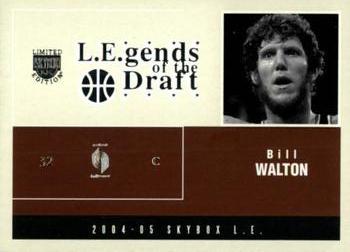 2004-05 SkyBox LE - L.E.gends of the Draft #7 LD Bill Walton Front