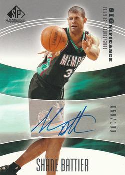 2004-05 SP Game Used - SIGnificance #SIG-SB Shane Battier Front