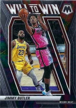 2020-21 Panini Mosaic - Will to Win #4 Jimmy Butler Front