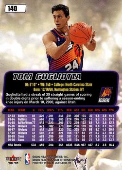 2000-01 Ultra #140 Tom Gugliotta Back