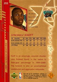 2000-01 Upper Deck #202 Stromile Swift Back