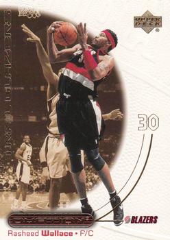 2000-01 Upper Deck Ovation #43 Rasheed Wallace Front