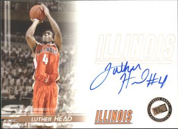 2005 Press Pass - Autographs Bronze School Logos #NNO Luther Head Front