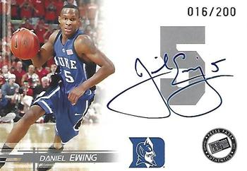 2005 Press Pass - Autographs Silver Jersey Numbers #NNO Daniel Ewing Front