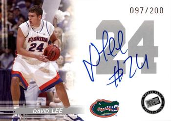 2005 Press Pass - Autographs Silver Jersey Numbers #NNO David Lee Front