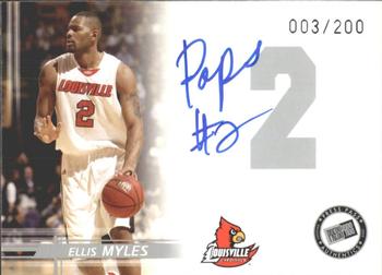 2005 Press Pass - Autographs Silver Jersey Numbers #NNO Ellis Myles Front