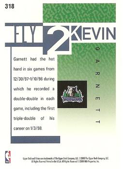 2000-01 Upper Deck Victory #318 Kevin Garnett Back