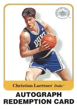 2001 Fleer Greats of the Game #NNO Christian Laettner Front