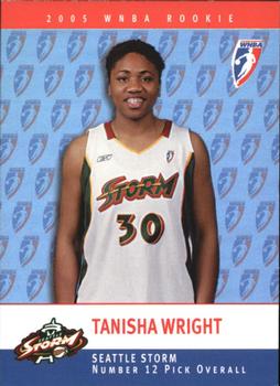 2005 Rittenhouse WNBA - Rookies #RC12 Tanisha Wright Front