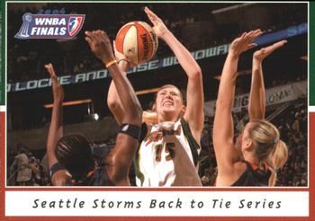 2005 Rittenhouse WNBA - 2004 Playoffs #P8 Seattle Storms Back to Tie Series Front