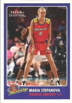 2001 Fleer Tradition WNBA #6 Maria Stepanova Front