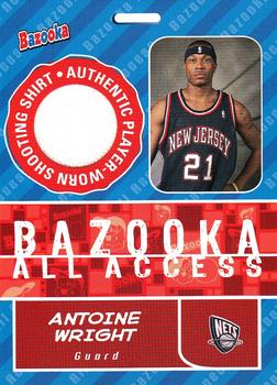 2005-06 Bazooka - All-Access Relics #BAA-AW Antoine Wright Front