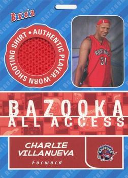2005-06 Bazooka - All-Access Relics #BAA-CV Charlie Villanueva Front