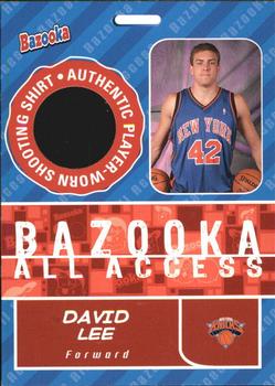 2005-06 Bazooka - All-Access Relics #BAA-DL David Lee Front