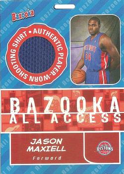 2005-06 Bazooka - All-Access Relics #BAA-JM Jason Maxiell Front