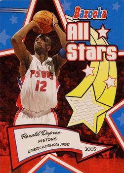 2005-06 Bazooka - All-Star Relics #BAS-RD Ronald Dupree Front