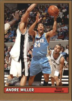 2005-06 Bazooka - Gold #52 Andre Miller Front