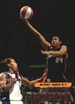 2001 Ultra WNBA #26 Edwina Brown Front