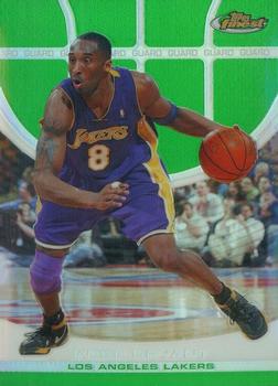 2005-06 Finest - Refractors Green #33 Kobe Bryant Front