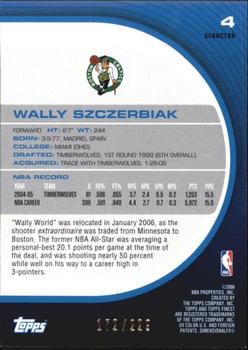 2005-06 Finest - X-Fractors #4 Wally Szczerbiak Back