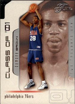 2001-02 Flair #108 Damone Brown Front