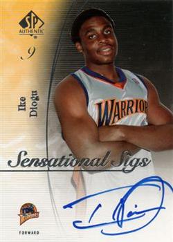 2005-06 SP Authentic - Sensational Sigs #SS-ID Ike Diogu Front