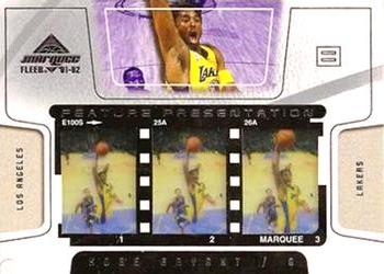 2001-02 Fleer Marquee - Feature Presentation Triple Slide #12 TS Kobe Bryant Front