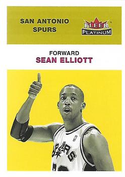 2001-02 Fleer Platinum #109 Sean Elliott Front