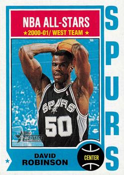 2001-02 Topps Heritage #36 David Robinson Front