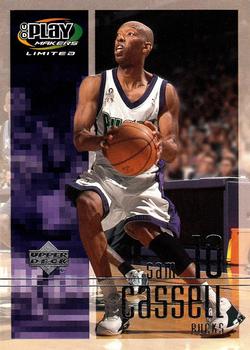 2001-02 UD PlayMakers Limited #53 Sam Cassell Front