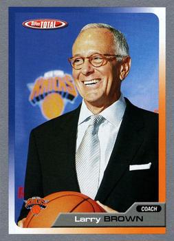 2005-06 Topps Total - Silver #399 Larry Brown Front