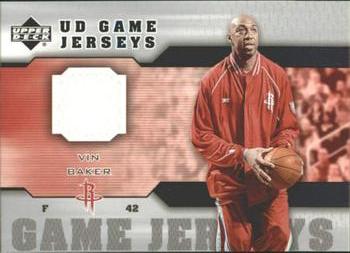 2005-06 Upper Deck - UD Game Jerseys #GJ-VB Vin Baker Front