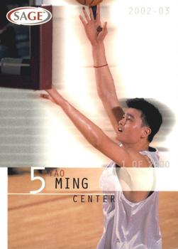 2002 SAGE #21 Yao Ming Front